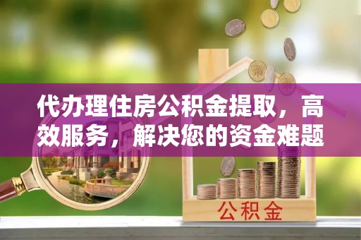 任城代办理住房公积金提取，高效服务，解决您的资金难题