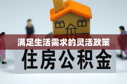 任城满足生活需求的灵活政策