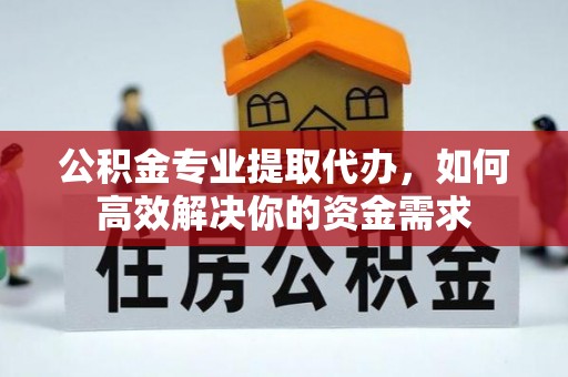 任城公积金专业提取代办，如何高效解决你的资金需求
