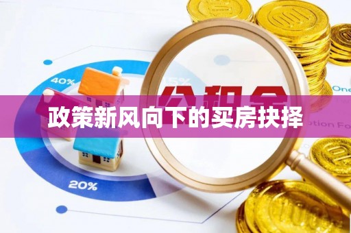 任城政策新风向下的买房抉择