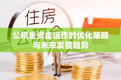 任城公积金资金运作的优化策略与未来发展趋势