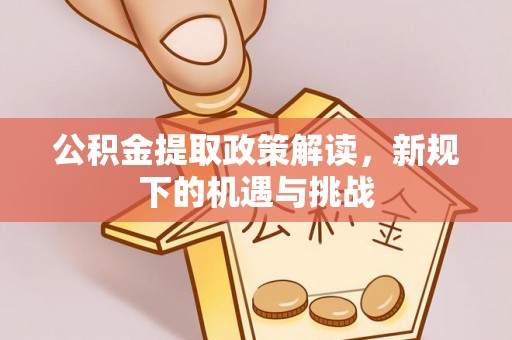任城公积金提取政策解读，新规下的机遇与挑战