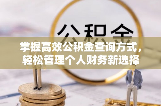 任城掌握高效公积金查询方式，轻松管理个人财务新选择