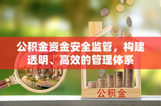 任城公积金资金安全监管，构建透明、高效的管理体系