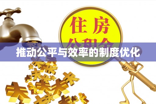任城推动公平与效率的制度优化