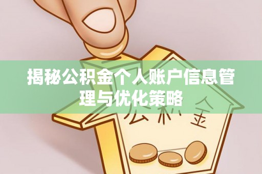 任城揭秘公积金个人账户信息管理与优化策略