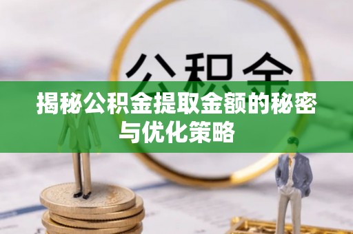 任城揭秘公积金提取金额的秘密与优化策略