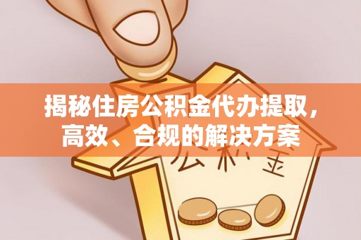 任城揭秘住房公积金代办提取，高效、合规的解决方案