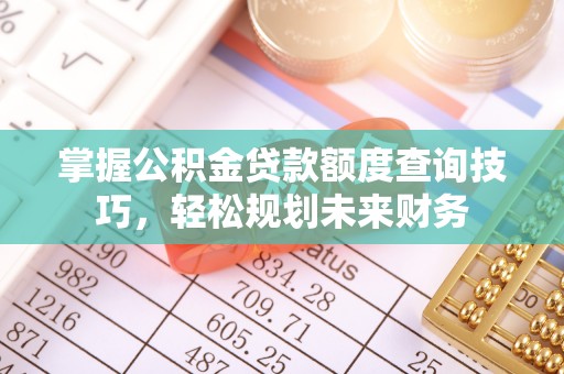 任城掌握公积金贷款额度查询技巧，轻松规划未来财务