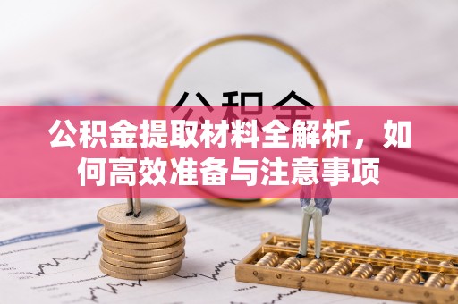 任城公积金提取材料全解析，如何高效准备与注意事项
