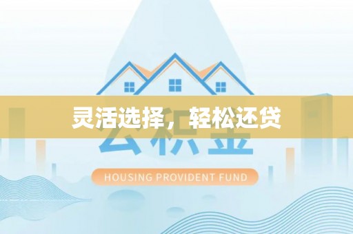 任城灵活选择，轻松还贷