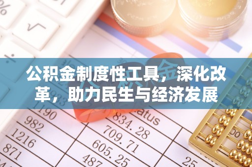 任城公积金制度性工具，深化改革，助力民生与经济发展