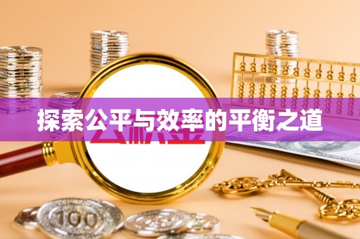 任城探索公平与效率的平衡之道