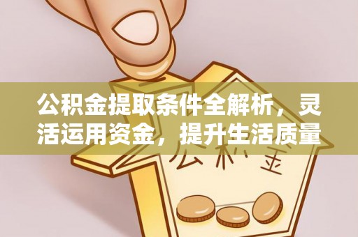 任城公积金提取条件全解析，灵活运用资金，提升生活质量