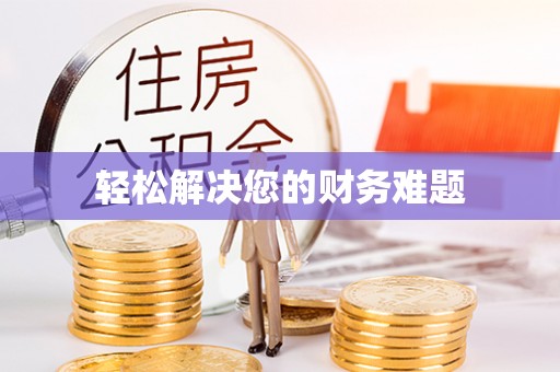 任城轻松解决您的财务难题