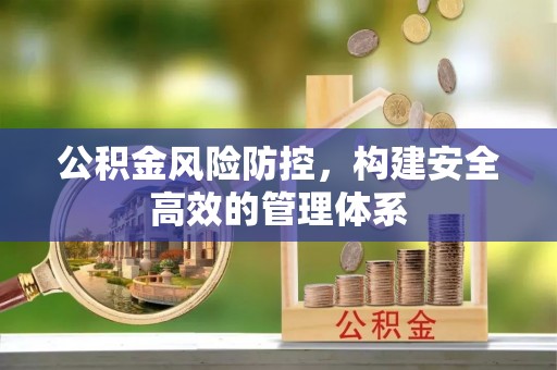 任城公积金风险防控，构建安全高效的管理体系
