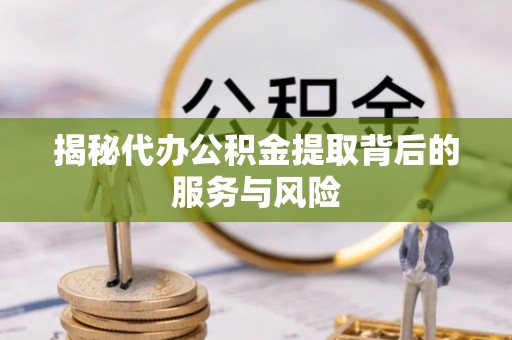 任城揭秘代办公积金提取背后的服务与风险