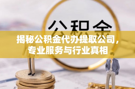 任城揭秘公积金代办提取公司，专业服务与行业真相