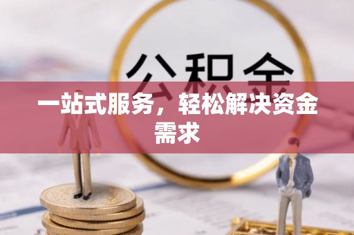任城一站式服务，轻松解决资金需求